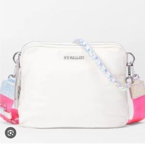Super cute Bowery Crossbody by MZ WALLACE in iridescent white! BNWT sold out